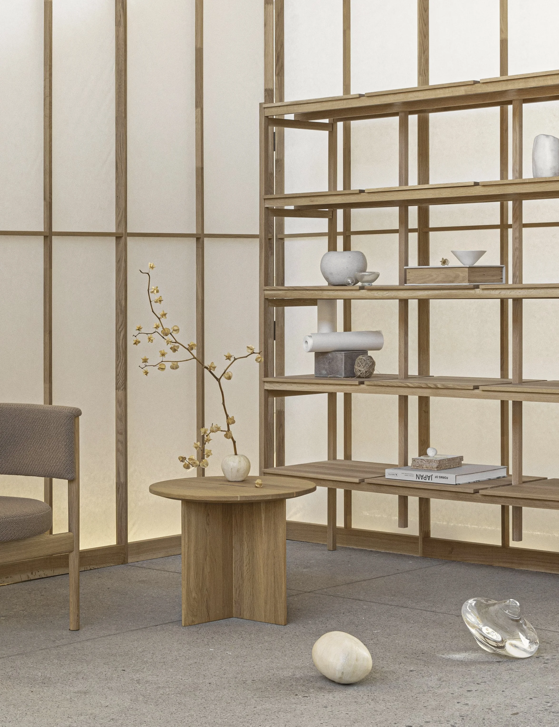 The N–SS01 shelving unit by Norm Architects for Karimoku Case